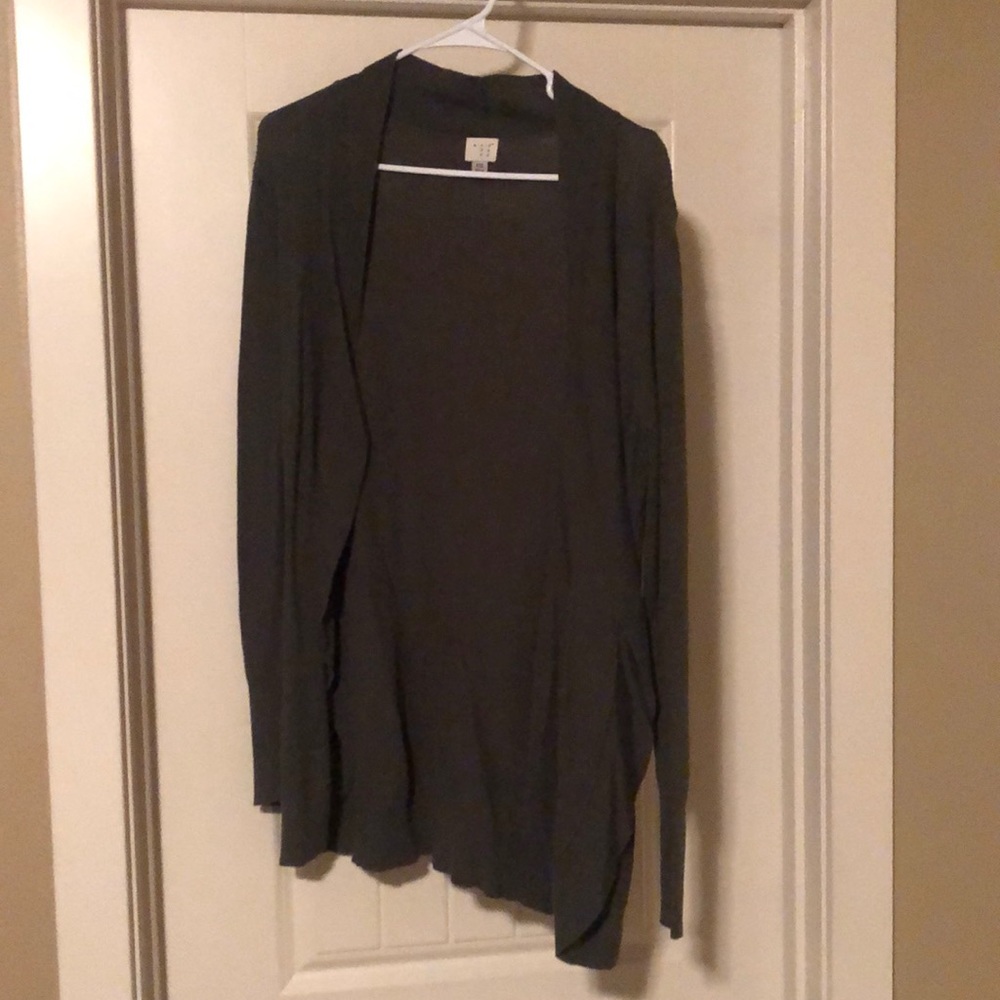 Olive Green Cardigan